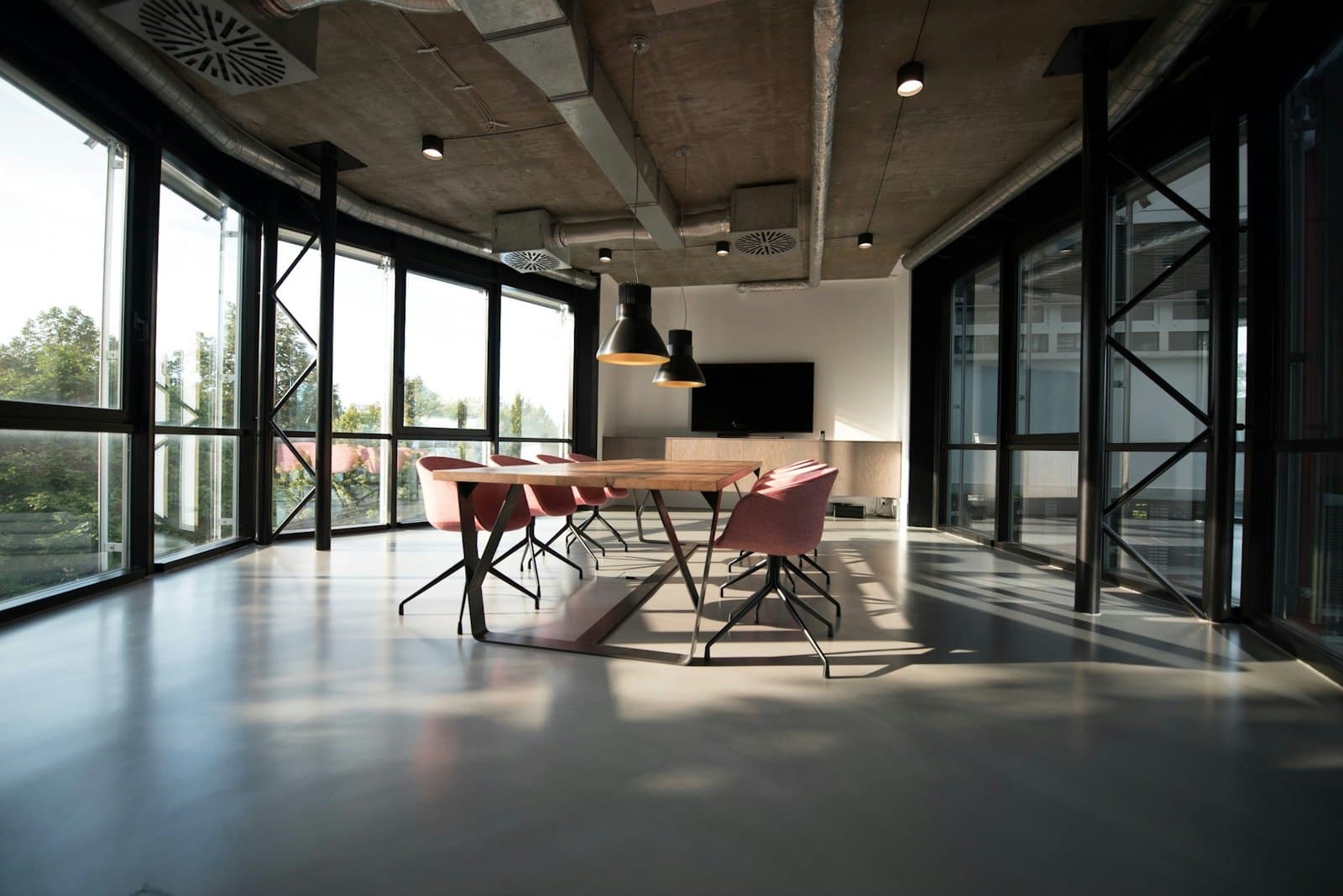 Conference room for Maplewood corporate accounting