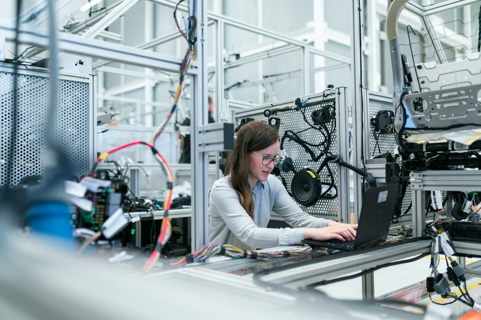 Manufacturing floor representing product cost and standard costing